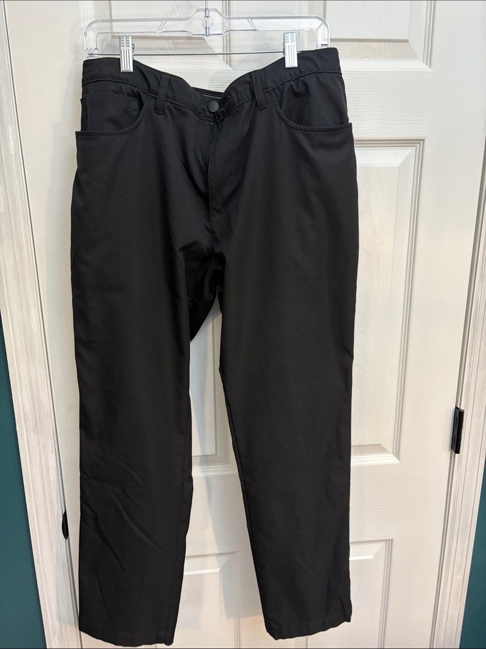 Lee Men's Black Straight Chino Pants